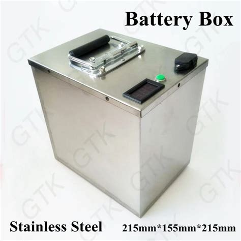 stainless steel battery box lithium|metal battery box for caravan.